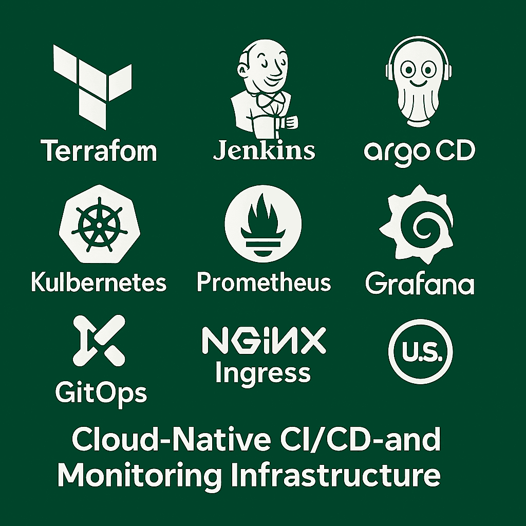 Cloud-Native CI/CD and Monitoring Infrastructure